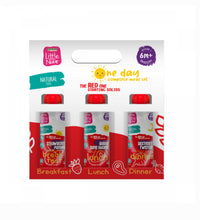 Load image into Gallery viewer, Complete Meal Set - Red/ Yellow (6 mths)

