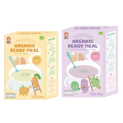 Apple Monkey Instant Brown Rice and Red Rice Porridge Baby Cereal