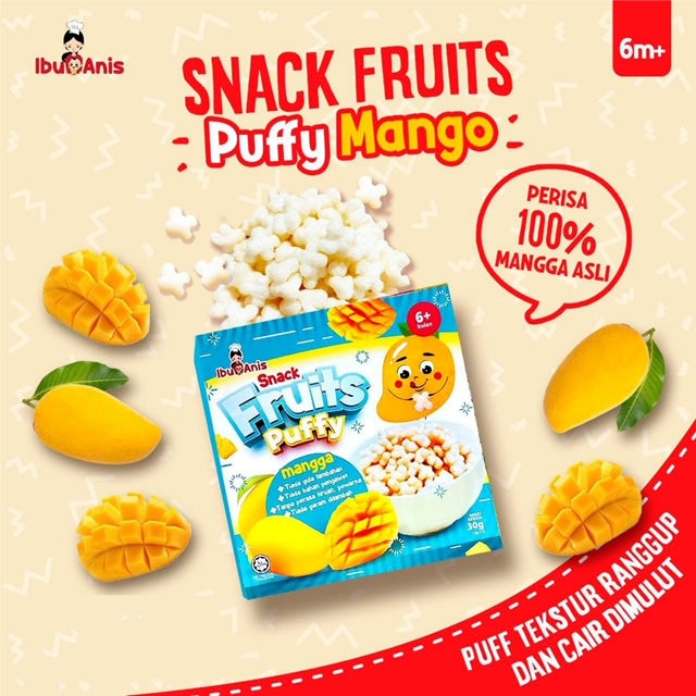 Snack Fruits Puffy: Mango