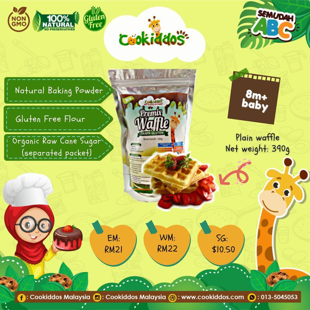 Plain Waffle Premix (Gluten-Free)