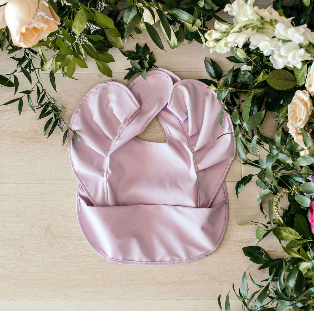 Lavender Frill | Snuggle Bib Waterproof